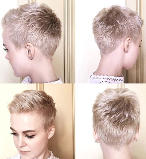 Game Hairstyles, Really Short Hair, Super Short Hair, Hair Haircuts, Very Short Hair, Short Pixie Haircuts, Trendy Hair, Short Pixie Cut, Cornrow