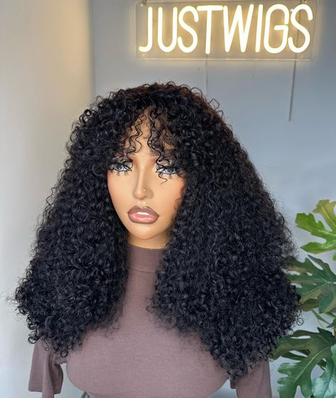 curly fringe unit in black! Length: 16 inches Weight: 250grams Price: £155 Shop on my website (link in bio) Curly Fringe Wig, Fringe Wig, Curly Fringe, Black Curly Wig, Black Curly, Curly Wig, Curly Wigs, Website Link, My Website