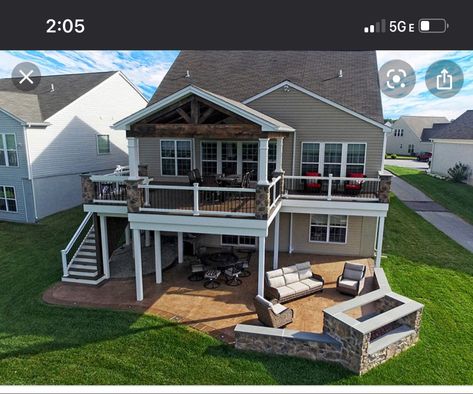 2nd Story Deck, Patio Under Decks, Deck Addition, Deck Remodel, Deck And Patio, Screened Porch Designs, Patio Deck Designs, Deck Porch, Deck Designs Backyard