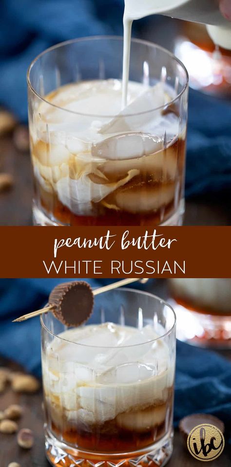 Seeking a fresh spin on traditional cocktails? Our Peanut Butter White Russian blends the familiar flavors of vodka and Kahlúa with the surprising addition of peanut butter whiskey. It's a must-try cocktail recipe! #peanutbutter #whiterussian #cocktailrecipe Traditional Cocktails, Booze Board, Kahlua Drinks, Peanut Butter Whiskey, White Russian Cocktail, Cordial Recipe, Whiskey Recipes, Alcoholic Desserts, Whisky Drinks