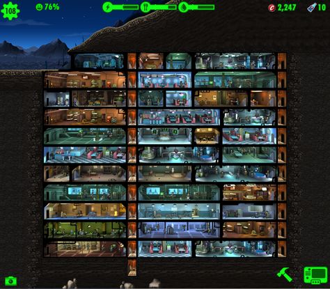 Fallout Shelter on PC: Guide, Tips and Cheats Fallout Shelter Layout Game, Minecraft Fallout Shelter, Fallout Shelter Layout, Fallout Shelter Bunker, Fallout Minecraft, Fallout Bunker, Batman Arkham Night, Lego Fallout, Shelter Game