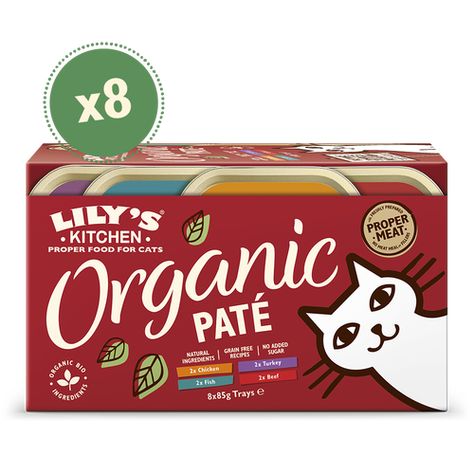 Organic Paté 8 x 85g Multipack Grain Free Diet, Complete Nutrition, Dog Dental Care, Healthy Cat, Wet Cat, Grain Free Recipes, Organic Chicken, Wet Cat Food, Cat Feeding