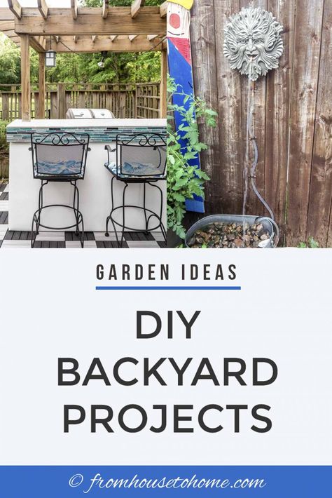 DIY Backyard Ideas (15 Awesome Projects To Build A Better Yard) | Gardening Diy Outdoor Projects, Diy Backyard Ideas, Backyard Shade, Full Sun Plants, Perennial Shrubs, Outdoor Diy Projects, Evergreen Plants, Backyard Diy Projects, Shade Structure