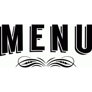 'menu' vinyl Crush Crafts, Menu Board Diy, Art Deco Fonts, Diner Sign, Graphic Design Letters, Bathroom Wood, Food Graphic Design, Wall Hangers, Menu Board