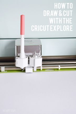 If you have a Cricut Explore you need to know How to Draw & Cut with the Cricut Explore! It's so FUN & easy to do. I've got the details on the blog. How To Draw With Cricut, Cricut Explorer 3, Draw With Cricut, Circuit Drawing, Cricut Air 2, Cricut Explore Air Projects, Cricut Inspiration, Cricut Cuttlebug, Stamping Projects