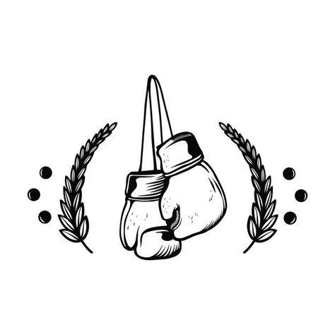 Boxing Tattoo Ideas For Men, Box Drawing Ideas, Boxing Tattoo, Boxing Gloves Drawing, Boxing Gloves Tattoo, Gloves Drawing, Boxing Tattoos, Fandom Tattoos, Box Tattoo