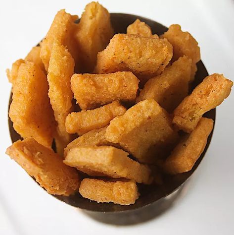 Chickpea Nuggets, Chickpea Fries, Gluten Recipes, Glutenfree Recipe, Crunchy Chickpeas, Vegan Fries, Chick Pea, Fries Recipe, Chickpea Flour