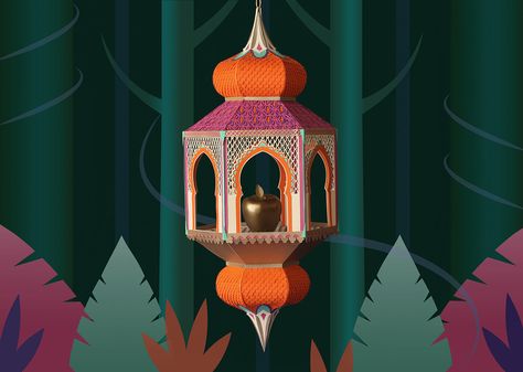 Arabian Nights in paper on Behance Diwali Lantern, Christmas Cookies Packaging, Manchester United Kingdom, Ramadan Crafts, Ganpati Decoration, Geometric Art Prints, Paper Artwork, Diy Crafts To Do, Hari Raya