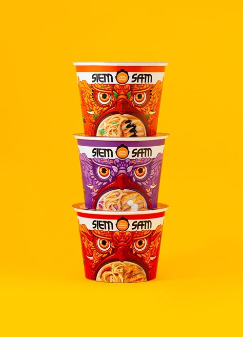 Packaging Illustration, Packaging Idea, Food Package, Cup Logo, Illustrator Design Tutorial, Wrapping Paper Design, Cup Noodles, Paper Bowls, Instant Noodle