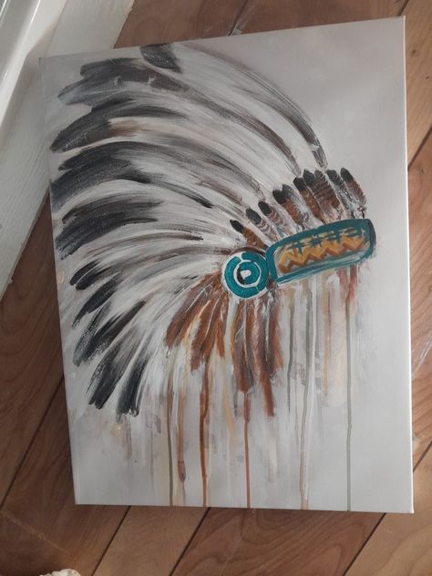 Native Painting Ideas, Tipi Painting, Native Paintings, Native Headdress, Salmon Art, Future Pfp, Native American Feathers, Native American Paintings, Native American Artwork