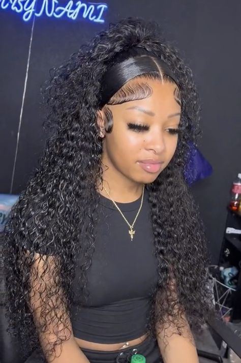 Half Up Half Down Hair Tiktok, Wigs Honey Blonde, Deep Wave Frontal Wig Hairstyles Swoop, Curly Wig Hairstyles Half Up Half Down, Curly Lacefront Wig Hairstyles, Curly Updown Hairstyles For Black Women, Long Curly Wig Hairstyles For Black Women, Long Curly Frontal Wig Hairstyles, Curly Hairstyles Wig Install