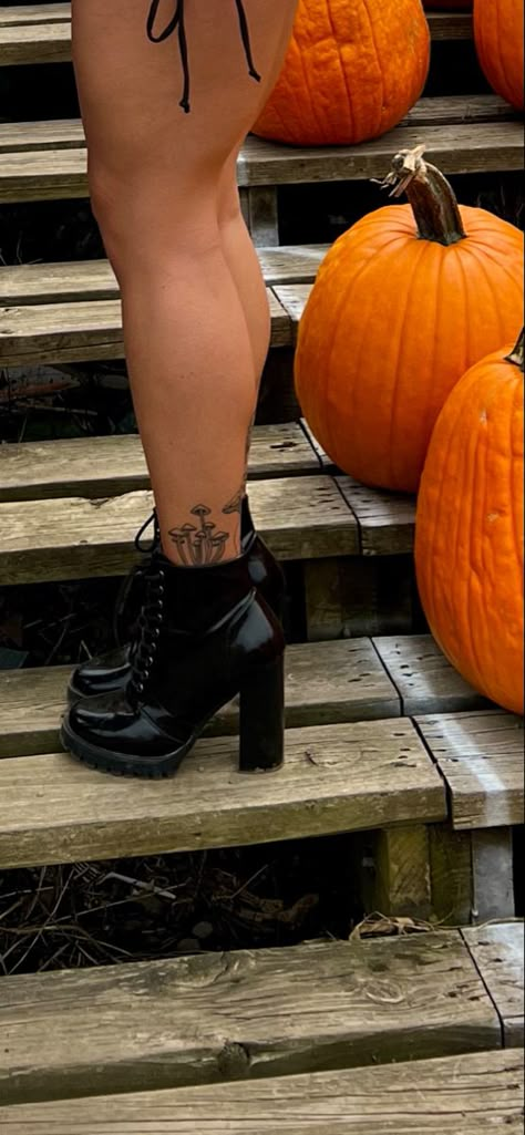 Ankle Tattoo Mushroom, Mushroom Tattoo Around Ankle, Mushroom Tattoo Placement Ideas, Mushroom Anklet Tattoo, Mushroom Tattoo Ankle Wrap, Mushroom Hip Tattoo, Mushroom Patchwork Tattoo, Mushroom Tattoo Ankle, Mushroom Tattoo Placement