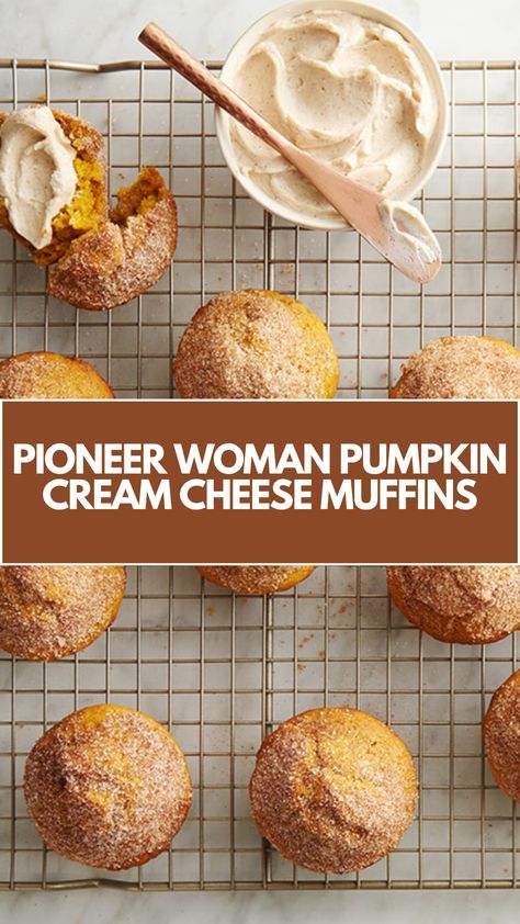 This easy Pioneer Woman Pumpkin Cream Cheese Muffins recipe is perfect for a quick, cozy breakfast or snack. With creamy frosting and a warm, spiced pumpkin flavor, these muffins are a fall favorite. You can easily customize them with simple ingredients like raisins or nuts for extra texture. Pioneer Kitchen, Mini Pumpkin Muffins, Pumpkin Muffins Easy, Amish Friendship Bread, Creamy Frosting, Friendship Bread, Pumpkin Cream Cheese Muffins, Pumpkin Cream Cheese, Cozy Breakfast