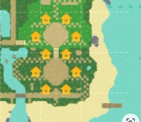 Farm Acnh, Acnh Terraforming, Acnh Maps, Animal Crossing Music, Cottagecore Animal Crossing, Nintendo Switch Animal Crossing, Cozy Games, Map Layout, Animal Crossing Guide