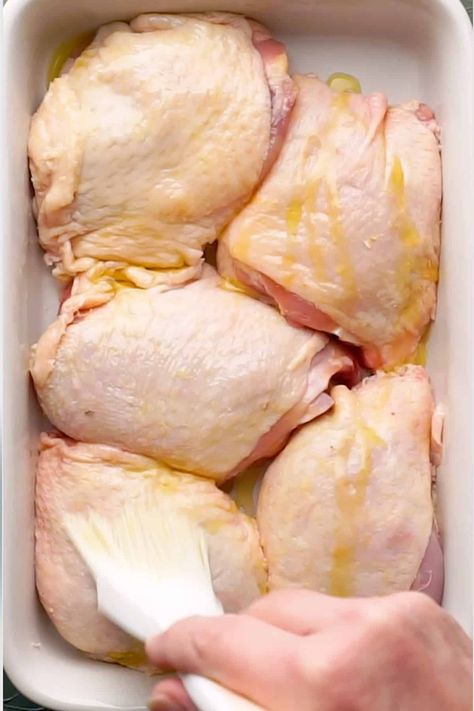 Bone In Chicken Recipes Oven, Chicken Thigh Recipes With Skin And Bone, Bone In Chicken Thigh Recipes Oven Baked, Chicken Recipes Bone In, Chicken With Skin Recipes, Skin Chicken Thigh Recipes, Summer Chicken Thigh Recipes Bone In, Turkey Thighs In Oven, Chicken Thighs With Bone And Skin