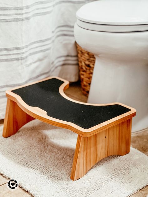 Squatting Toilet, Squatty Potty, Toilet Stool, Bathroom Stool, Wood Bed Design, Bathroom Shower Walls, Wood Waste, Bathroom Design Decor, House Front Design