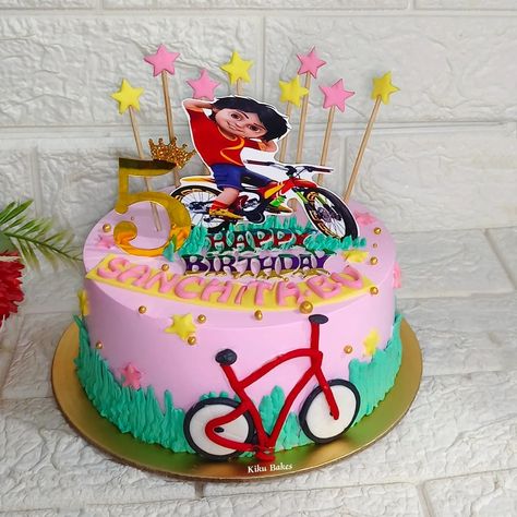 Baked with love 💝 Celebrate in style with our delightful strawberry cake, featuring a vibrant Shiva cartoon theme for Sanchit's 5th birthday. Decorated with a fun bicycle design, colorful stars, and a royal crown, this cake is the perfect treat for any young adventurer. Make your little one's big day extra special with our custom creations. Follow us on Instagram @kikubakes for more delightful creation. Place your order 📱 9448733716 . . . . . #strawberrycake #birthdaycake #homemadecak... Shiva Cartoon, 6 Month Baby Picture Ideas Boy, 6 Month Baby Picture Ideas, Cartoon Birthday, Baked With Love, Baby Boy Pictures, Cartoon Theme, Birthday Themes, 6 Month Baby