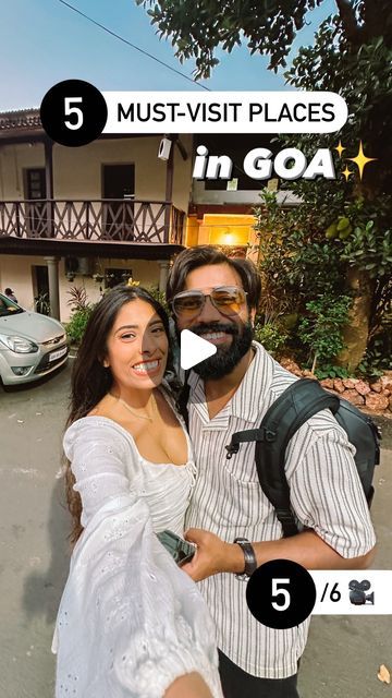 Prakriti Arora | Ashish ✈️ Travel Couple on Instagram: "‘SAVE’ this for Goa’s hidden gems 💎  We were in Goa for 2 weeks and we spent the whole time looking for the best restaurants, amazing cafes and crisp coffee, besides obviously chilling at our favourite beach. The face of tourism in Goa has changed in more ways than one. The burgeoning food & beverage culture has turned Goa from a beach destination in India to a place where you can get everything, all at once.  When we say you won’t find this list anywhere else on the internet, you gotta take our word for it. Tag us whenever you visit any of our Goa recommendations. We’d love to hear from you! ✨  #goadiaries #goacafes #airbnblife #cafesofgoa #travelcouple" Goa Honeymoon Couple, Goa Holiday Outfit, Goa Beautiful Places, Goa Trip Itenary, Goa Best Places To Visit, Goa Outfit Inspo Women, Goa Outfits Women Aesthetic, Goa Aesthetic Outfits, South Goa Places To Visit