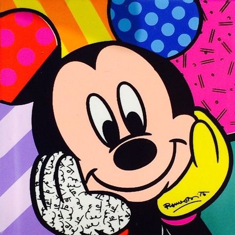 Romero Britto Diamond Painting, Pop Art, Disney, Art