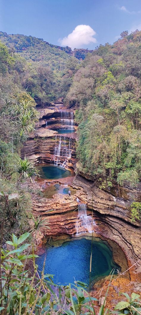 Waterfall in Meghalaya Meghalaya Waterfalls, Meghalaya Aesthetic, Cherrapunji Meghalaya, Meghalaya Travel, Shillong Meghalaya, Amazing Waterfall, Waterfall Pictures, Waterfall Photo, Waterfall Art