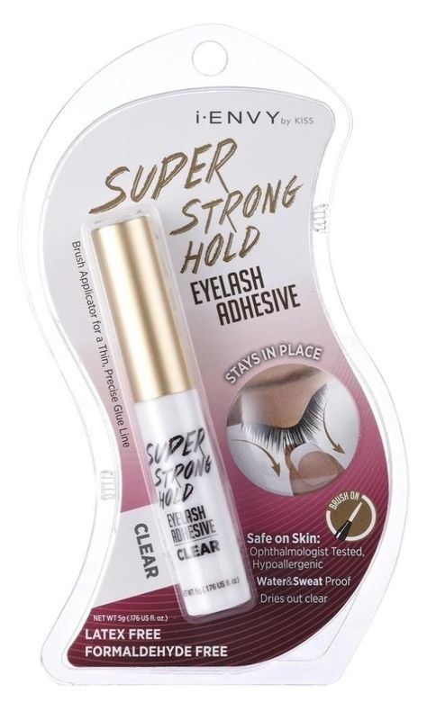 Sweat-proof eyelash adhesive that will keep your lashes grounded. Best Eyelash Glue, Strip Eyelashes, Strongest Glue, Eyelash Glue, For Lash, Lash Glue, Adhesive Glue, Strip Lashes, Fake Eyelashes