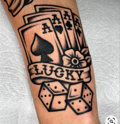 Traditional Tattoo Arm, Traditional Tattoo Filler, Traditional Tattoo Man, Traditional Tattoo Stencils, Traditional Hand Tattoo, Lucky Tattoo, Traditional Black Tattoo, Cowboy Tattoos, Traditional Style Tattoo