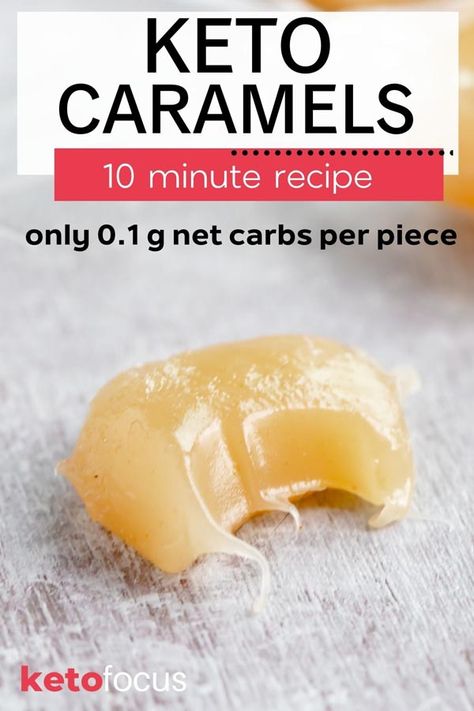 Keto Caramel, Caramel Candies, Low Carb Candy, Recipes List, Keto Christmas, Keto Candy, Diet Breakfast Recipes, Low Carb Sweets, Keto Dessert Easy