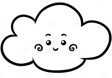 Smiling Cloud coloring page Cloud Coloring Page, Clouds For Kids, Face Coloring Pages, Cloud Template, Picture Cloud, Face Coloring, Paper Clouds, Cloud Craft, Embroidery Cards