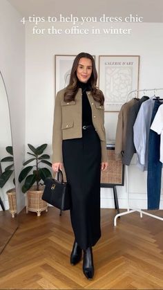 Winter Office Attire, Professional Outfits Women Classy, Spring Work Outfits For Women, Winter Office Outfits Women, Office Outfit Women Business, Formal Winter Outfits, Work Outfits Women Winter, Corporate Attire Women, Smart Casual Work Outfit Women