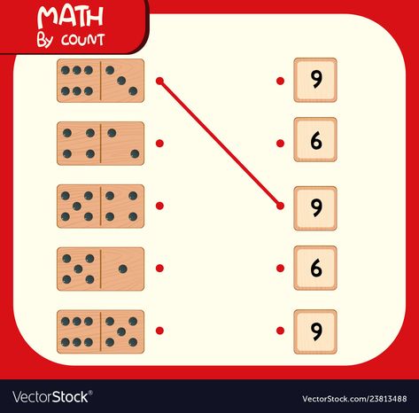 Number Worksheet, Numbers Worksheet, Matching Numbers, Number Worksheets, Single Image, Png Images, Adobe Illustrator, Activities For Kids, Vector Free