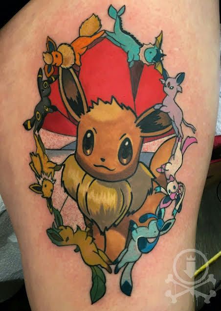 Es perfecto Al menos hasta que anuncien una nueva eeveelution :v Wrist Tattoos Girls, Video Game Tattoos, Pikachu Tattoo, Cute Tattoos On Wrist, Nerd Tattoo, Geek Tattoo, Pokemon Tattoo, Fresh Tattoo, Gaming Tattoo