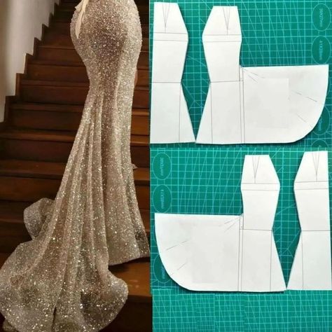 Wedding Dress Sewing Patterns, Clothing Pattern Design, Easy Dress Sewing Patterns, Corset Sewing Pattern, Dress Sewing Tutorials, Sewing Tutorials Clothes, Fashion Design Patterns, Fashion Sewing Tutorials, Gown Pattern