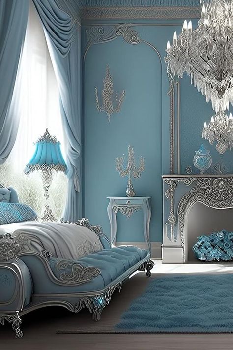 Royal Bedroom Design, Unique Rooms, Royal Room, Royal Bedroom, Aesthetic Interior Design, Welcome To Home, Fantasy Bedroom, Fantasy Rooms, Deco Originale