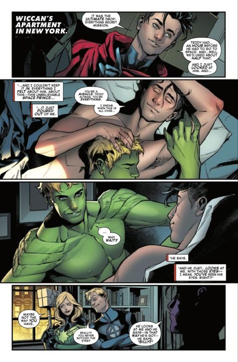 Pride Comics, Billy And Teddy, Max Goofy, Marvel Pride, Wiccan Marvel, Marvel Young Avengers, Gay Comics, Young Avengers, Adventure Couple