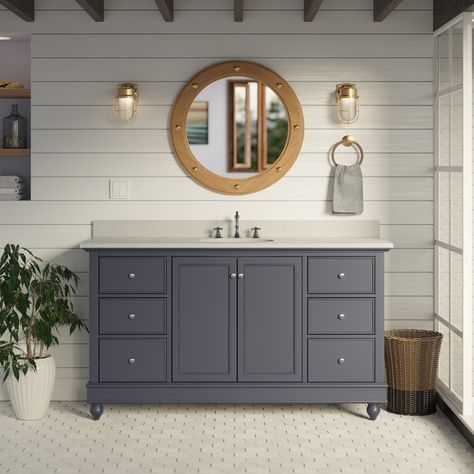 Painted bathroom vanity