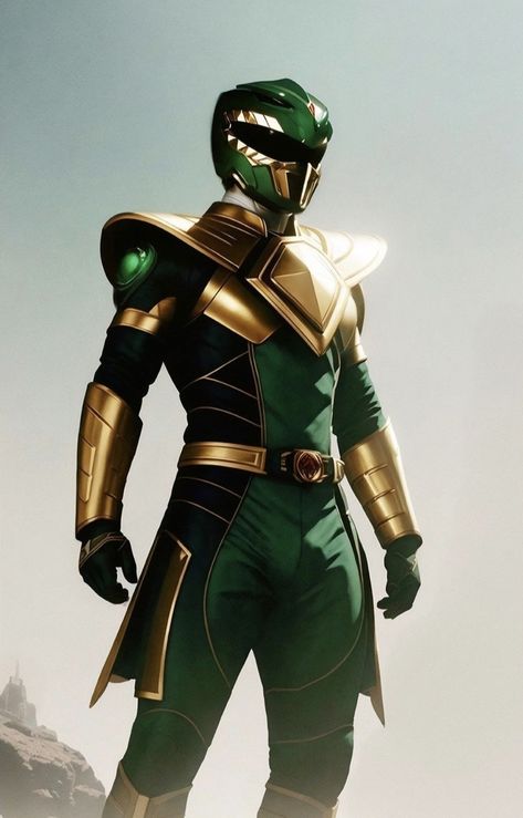 Power Rangers Poster, Ranger Armor, Green Power Ranger, Power Rangers Ninja Storm, Power Rangers Megazord, Power Rangers Cosplay, Saban's Power Rangers, Tommy Oliver, Power Rangers Fan Art