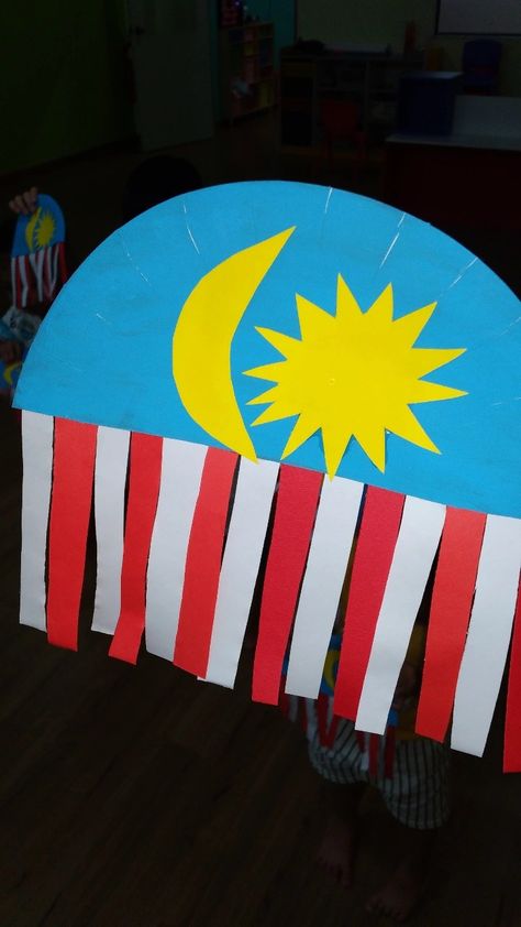 Malaysia Day Art And Craft, Merdeka Activities For Kids, Merdeka Art And Craft For Kids, Malaysia Flag Art And Craft, National Day Art And Craft Malaysia, Aktiviti Merdeka, Merdeka Craft For Kids Malaysia, Merdeka Art And Craft, Merdeka Malaysia Art And Craft