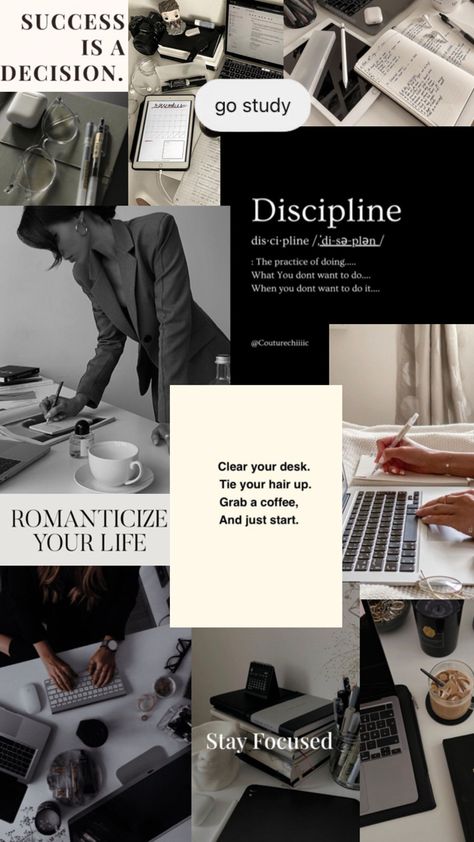 Study Visionboard, Vision Board Wallpaper, Dream Motivation, Vision Board Manifestation, Academic Motivation, Vision Board Inspiration, Work Motivation, Future Jobs, Work Planner