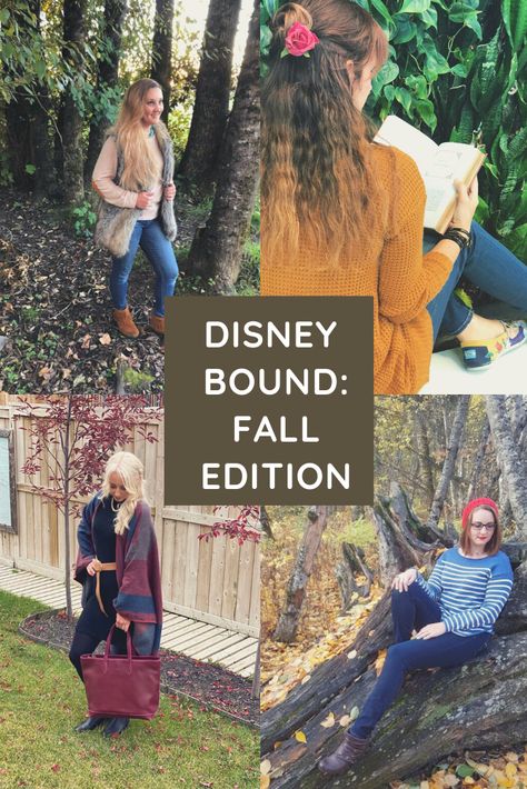 Looking for Fall Disney Bound inspirtation? Look no further. #disneybound #disneystyle #disneyoutfit #disney #styledbydisney Disney Bounding Winter Outfits, Winter Disney Bounding, Disneybound Winter Outfits, Disneybound Outfits Fall, Disney Bound Outfits Winter, Winter Disneybound, Disneybounding Outfits, Bounding Outfits, Fall Disney