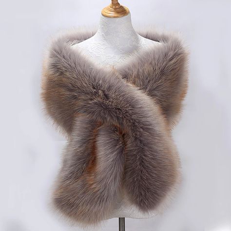 The Great Gatsby Vintage 1920s Winter Masquerade Women's Costume Vintage Cosplay Christmas Party / Evening Shawl Christmas 2023 - € 34.99 Faux Fur Wedding Shawl, Faux Fur Bolero, Fur Shawl Wedding, Faux Fur Wedding, Fur Shrug, Faux Fur Stole, Wedding Coat, Wedding Fur, Mink Colour