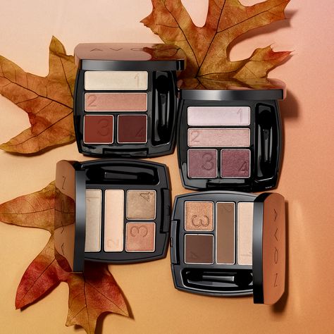 Let me help you pick out your fall eye shadow shades!  PM me! Avon Eyeshadow, Revendedor Avon, Avon Marketing, Avon Beauty Boss, Avon Cosmetics, Avon Business, Fall Palette, Avon True, Avon Lady