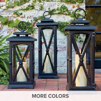 Normandy Lantern Rustic Lantern Decor, Leaf Lantern, Rustic Lanterns, Outdoor Candles, Selling Candles, Door Makeover, Patio Lighting, Lanterns Decor, Accent Lighting