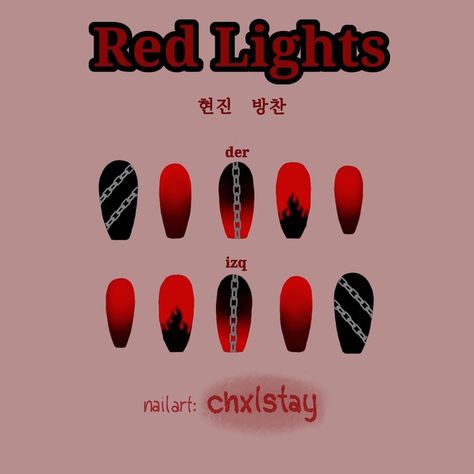 Kpop Nails Designs Stray Kids, K Pop Nails Skz, Uñas Stray Kids, Ateez Nail Art, Stray Kids Nails Designs, Stray Kids Nail Art, Kpop Nails Designs, Skz Nail, Uñas Skz