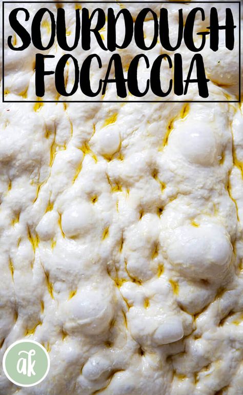 True Sourdough Bread Recipe, Best Sourdough Foccacia Recipe, Foccacia Bread Recipes With Sourdough Starter, Foccacia Sour Dough Bread, Faccia Bread Sourdough, Sourdough Foccacia Recipe Farmhouse On Boone, Alexandra Cooks Sourdough, Ficossia Sourdough, Sourdough Focassia Bread