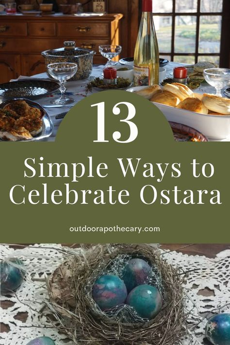 13 Simple Ways to Celebrate Ostara, the Spring Equinox Ostra Celebrations, Celebrate Spring Equinox Kids, Pagan Easter Decor, Spring Equinox Traditions, Ways To Celebrate Ostara, Pagan Easter Traditions, How To Celebrate Ostara, Ostara Celebration Ideas, Spring Equinox Recipes