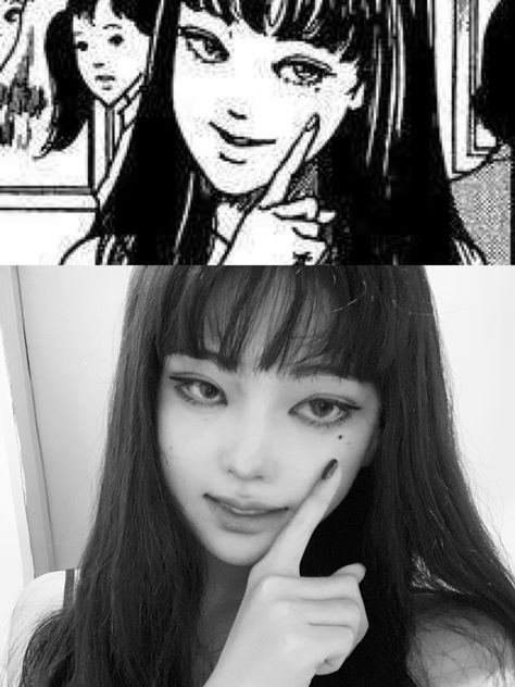 Anime Cosplay Makeup, Anime Makeup, Japanese Horror, 얼굴 그리기, Junji Ito, Gothic Anime, Cosplay Characters, Arte Inspo, Cosplay Makeup