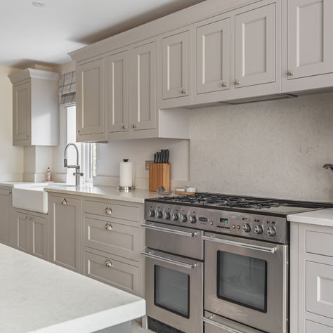 Cashmere Shaker Kitchen, designed, supplied and fitted in Cuffley Cashmere Colour Kitchen, Cashmere Kitchen Colour Scheme, Wren Kitchen Shaker, Cashmere Shaker Kitchen, Contemporary Shaker Kitchen, Kitchen Ergonomics, Cashmere Kitchen, Shaker Kitchen Design, Kitchen Renovation Inspiration