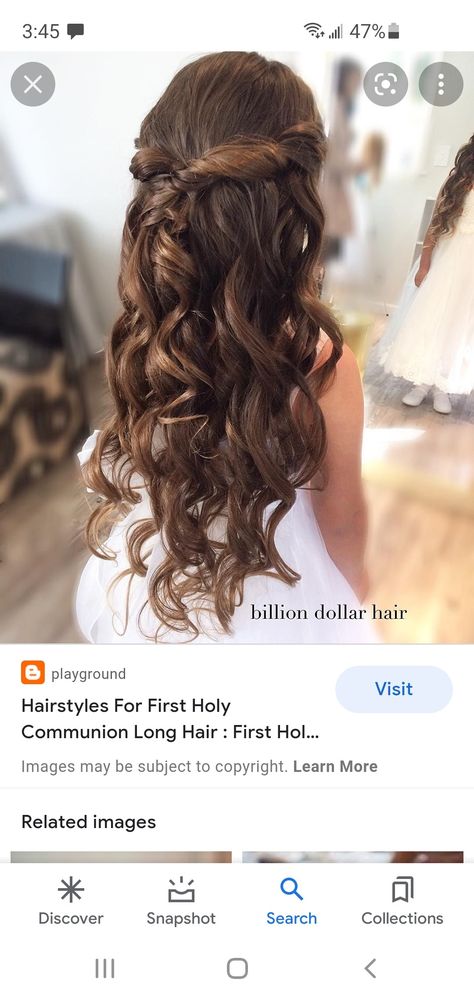 Half Up Communion Hairstyles, Bautizo Hairstyle, Hairstyles For Kids For Weddings, Girls Bridesmaid Hair, Half Up Half Down Communion Hairstyles, Kid Hairstyles For Wedding, Hair For First Communion Style, Flowergirl Hairstyle Natural Curly Hair, Kids Flower Girl Hairstyles