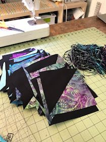 Confessions of a Fabric Addict: Can I Get A Whoop Whoop? A Jewel-Toned Supernova! Charm Square Quilt, Quilting Designs Patterns, Finally Friday, Whoop Whoop, Quilt Block Patterns Free, Purple Quilts, Half Square Triangle Quilts, Batik Quilts, Machine Quilting Designs