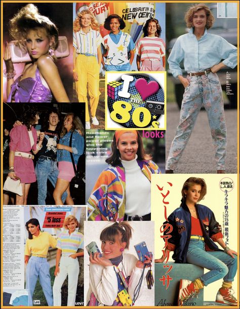 80s Fashion Moodboard, Style Annee 80, 80s Cruise Outfit, Retro 80s Outfits Party, 80 Theme Party Outfit 80s Style, Retro Clothes 80s, 80s Fashion Neon, Outfit 80s Style, Outfit 80s Mujer